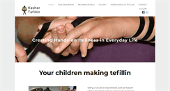 Desktop Screenshot of kesher-tefillin.com