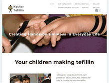 Tablet Screenshot of kesher-tefillin.com